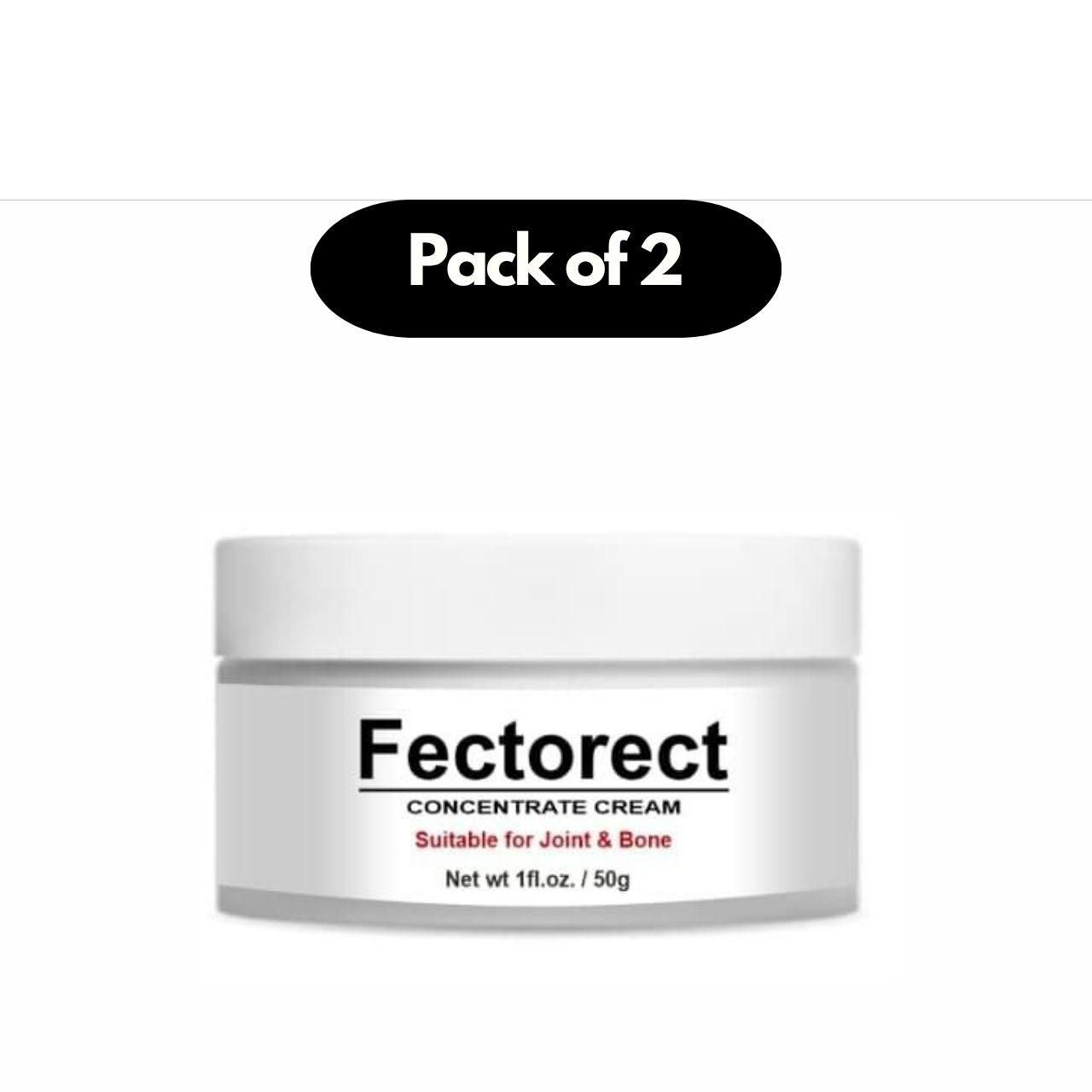 Fectorect Concentrate Cream 50 gm each Pack of 2