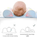 Ergonomic Baby Shaping Head Support Pillow – Newborn Flat Head Syndrome (Plagiocephaly) Prevention