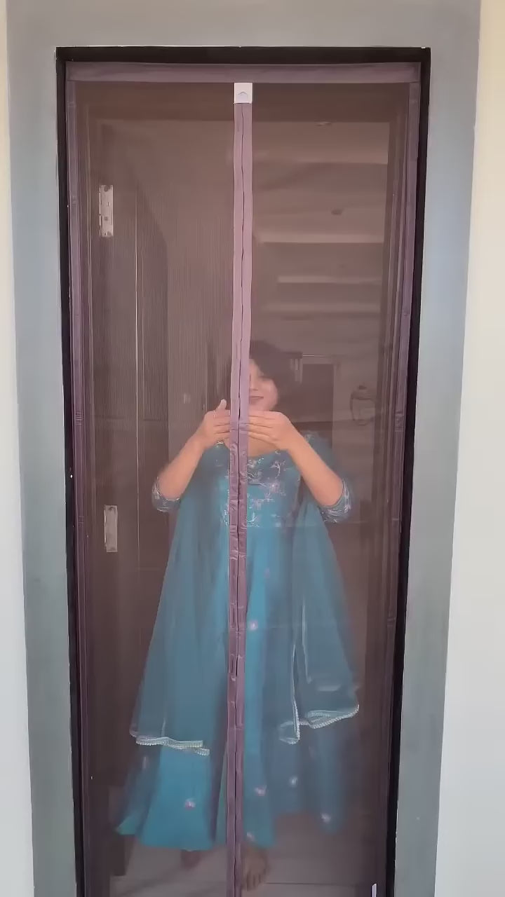 Mesh Screen Net Home Magnetic Foldable Anti Mosquito Door Curtains