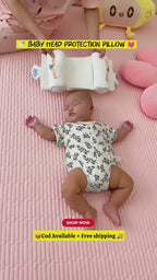 Ergonomic Baby Shaping Head Support Pillow – Newborn Flat Head Syndrome (Plagiocephaly) Prevention
