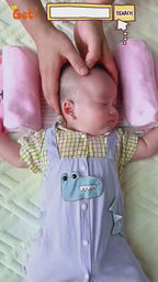 Ergonomic Baby Shaping Head Support Pillow – Newborn Flat Head Syndrome (Plagiocephaly) Prevention