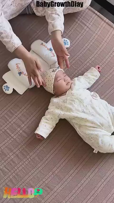 Ergonomic Baby Shaping Head Support Pillow – Newborn Flat Head Syndrome (Plagiocephaly) Prevention